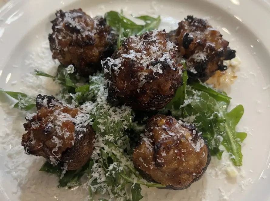 Spicy Italian Sausage Stuffed Mushrooms