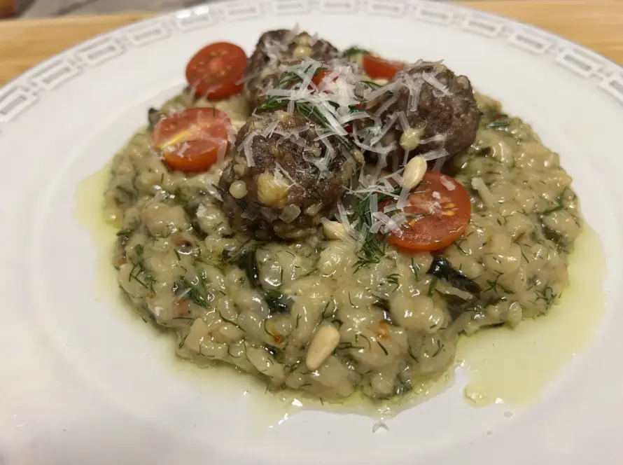 Dill and Parmesan Meatball