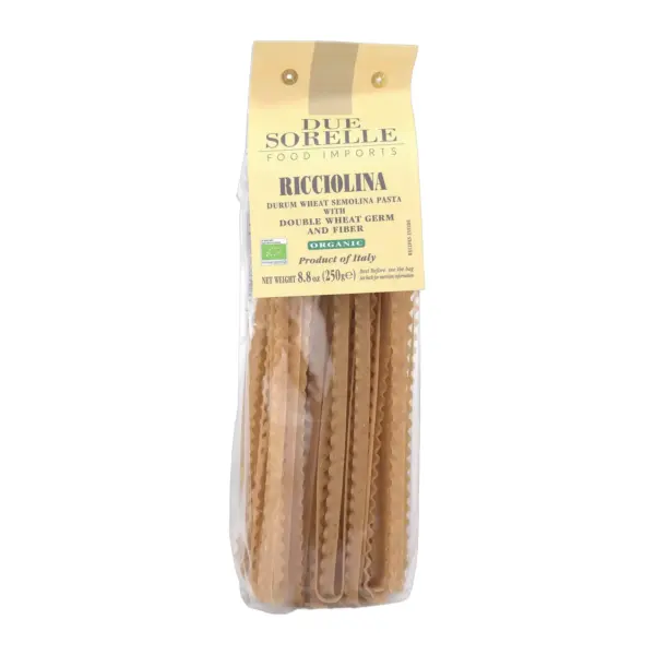 Ricciolina Organic Double Wheat Pasta
