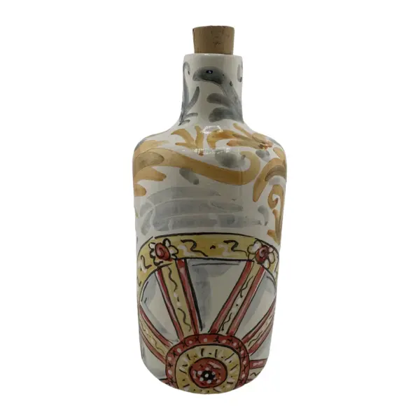 Handcrafted and Painted Olive Oil Crute